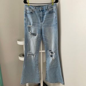 American Eagle Super Hi-rise Flare